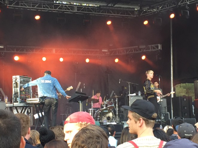 The Drums. I missed a good chunk of Wilco's set to see them, and I don't regret it one bit. It was extremely fun.