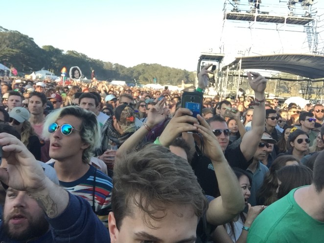 My brother surrounded by fellow Tame Impala enthusiasts